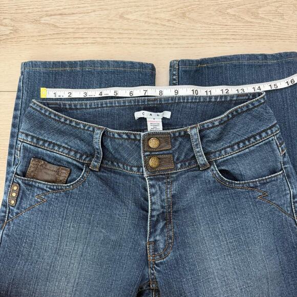 Dark wash low rise bootcut jeans - Picture 7 of 8